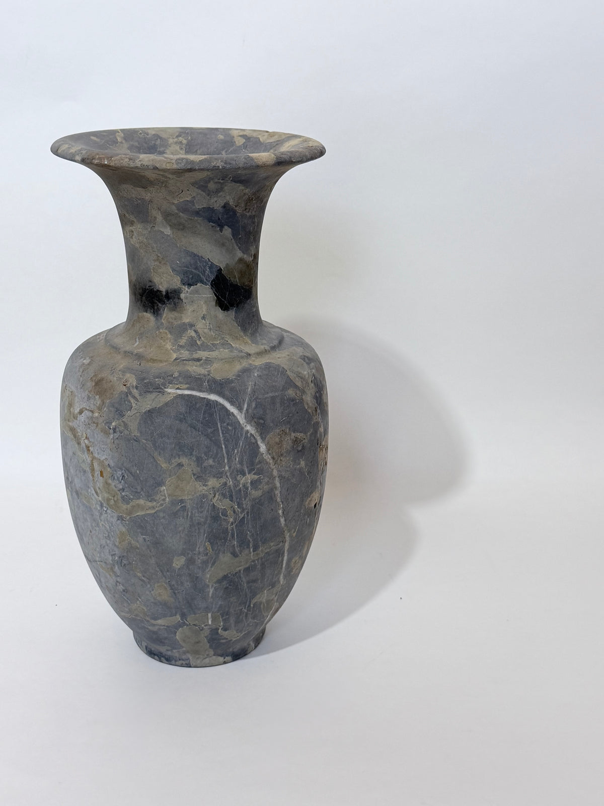 A Marble Black Vase