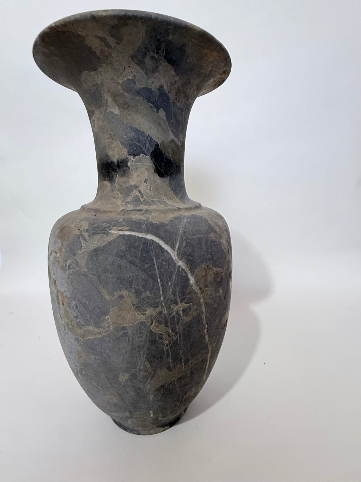 A Marble Black Vase
