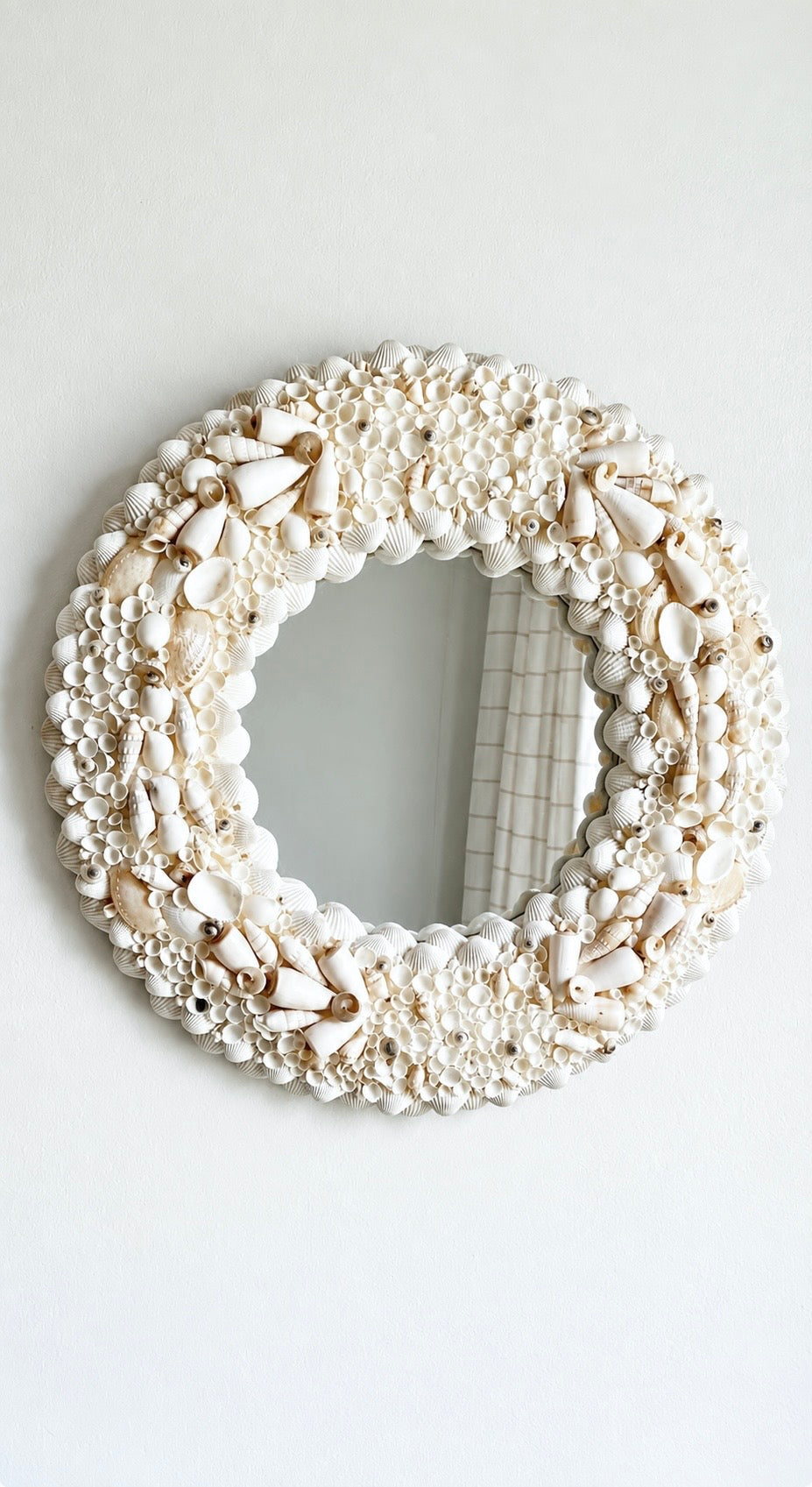 Round Shell Mirror