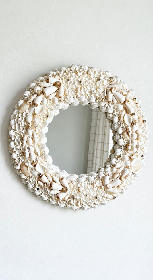 Round Shell Mirror