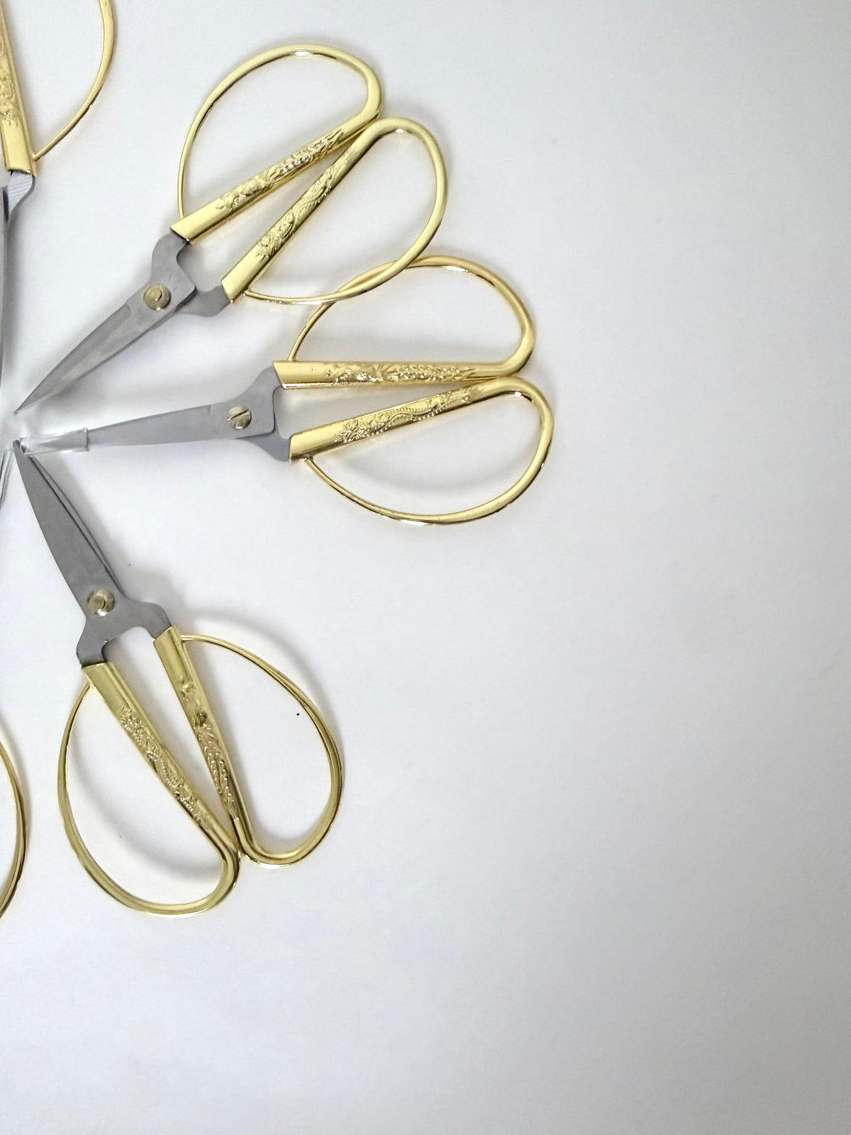 Gold Embroidered Scissors