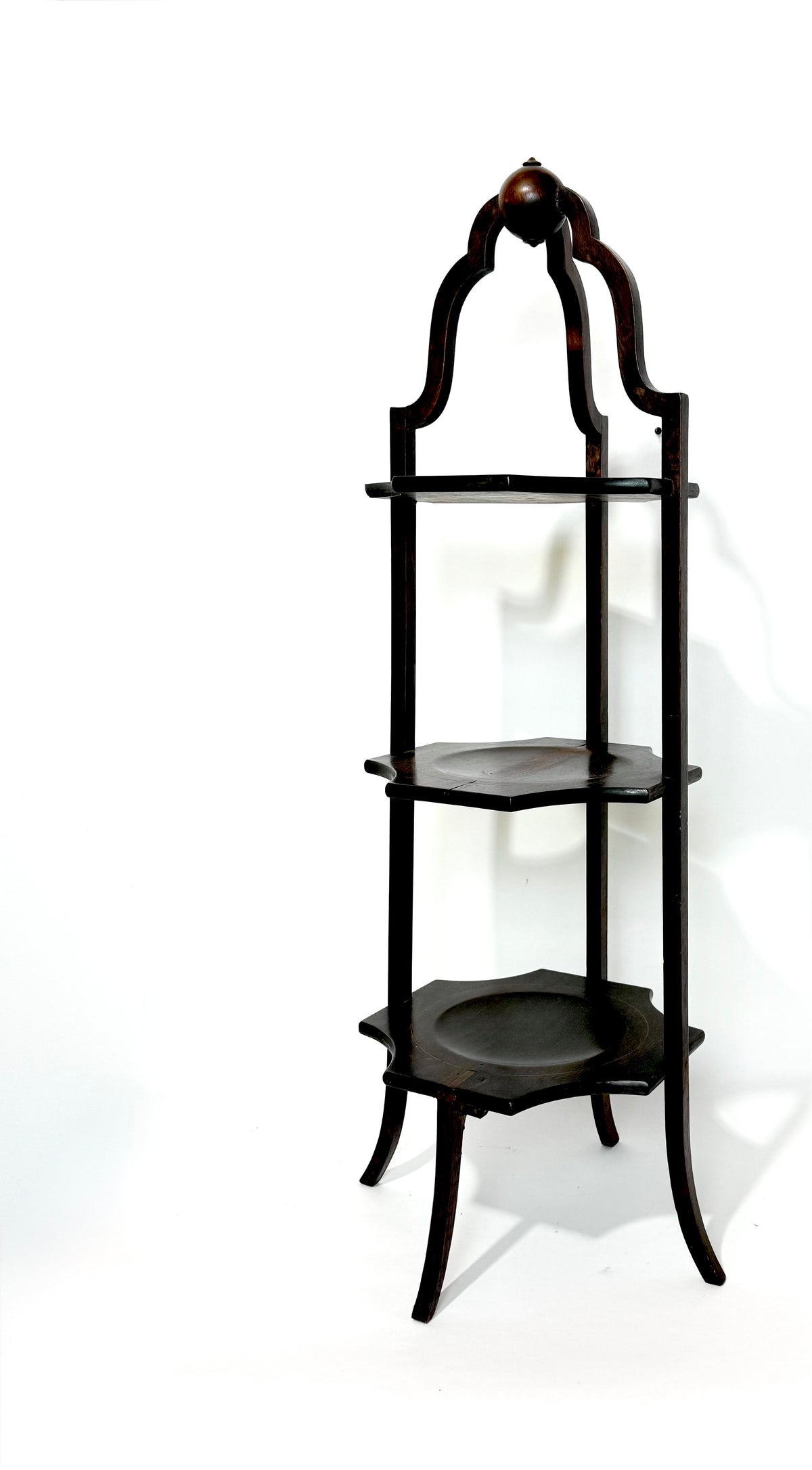Wood 3-tiered stand