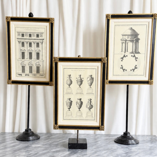 Framed Architectural Prints [ Set of 3 ]