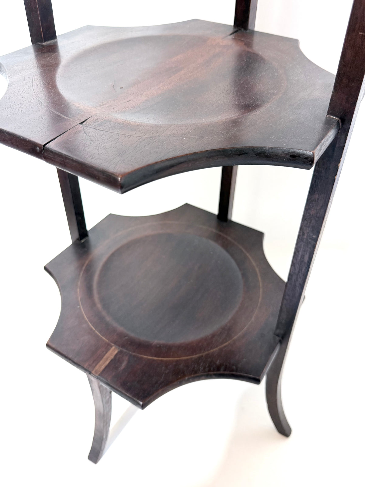 Wood 3-tiered stand