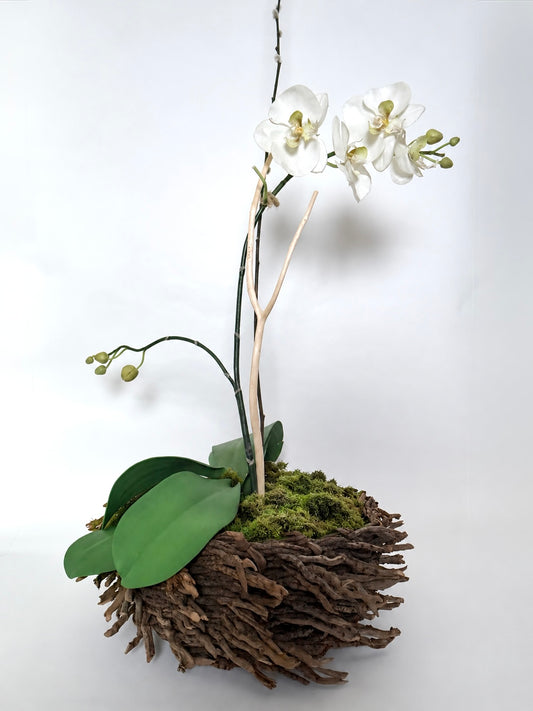 Sculptural Woven Twig Bowl